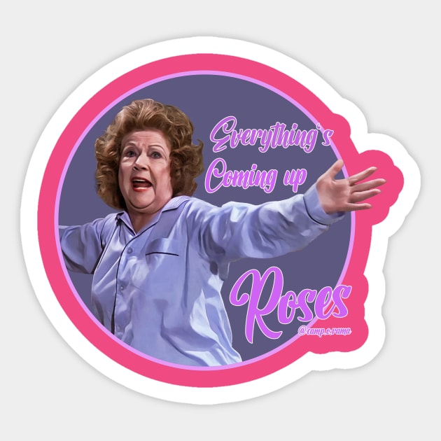 Ethel Merman- Airplane! Sticker by Camp.o.rama